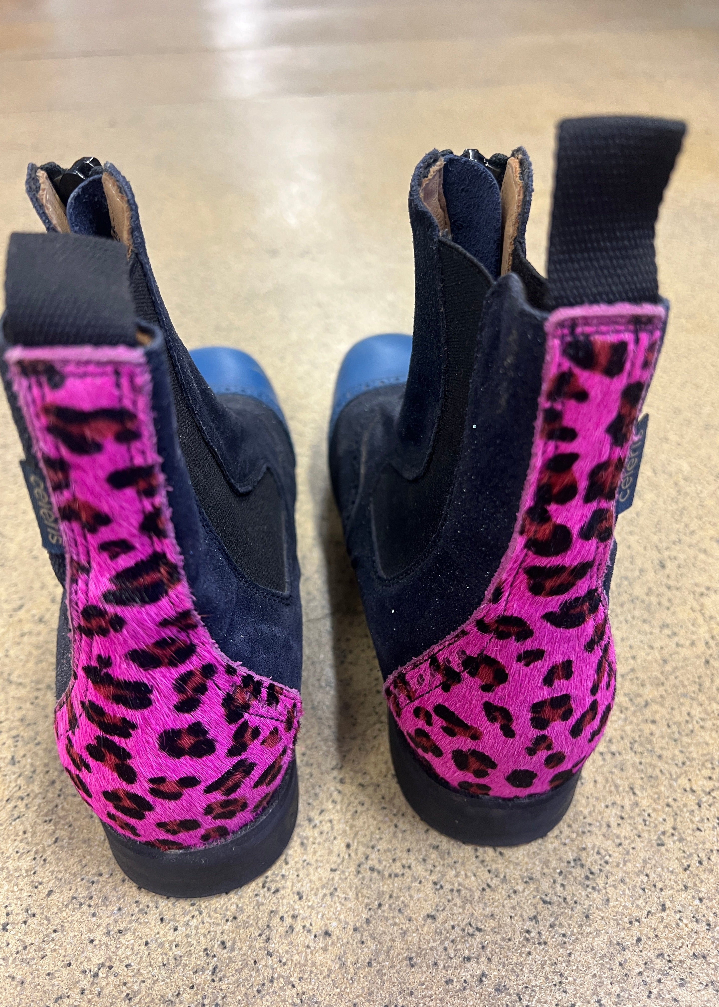 Mistral Navy shimmer/Royal Blue/Pink Leo - size 36
