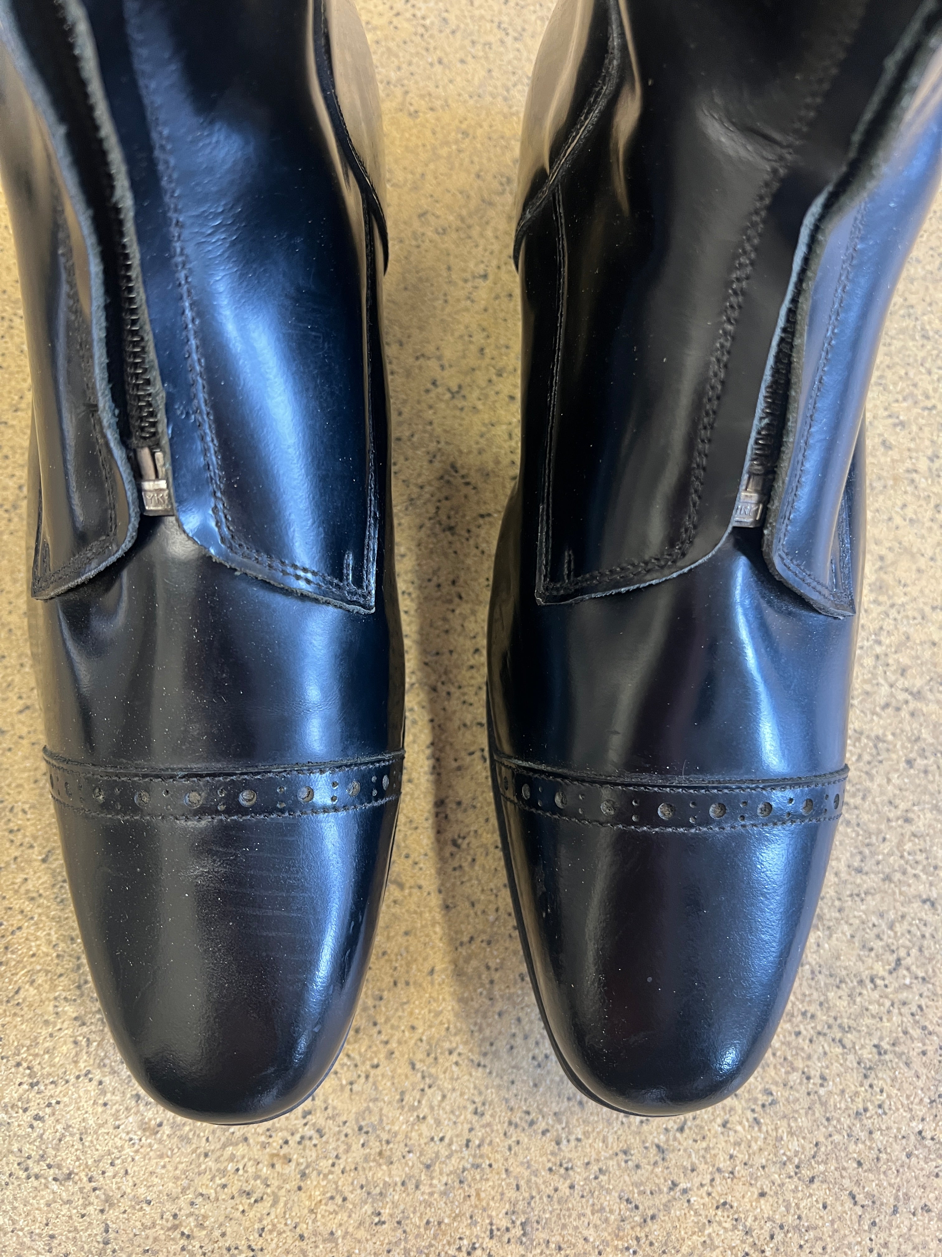 Polo Dressage Winter - Polished Black - Size 37-38/34/47