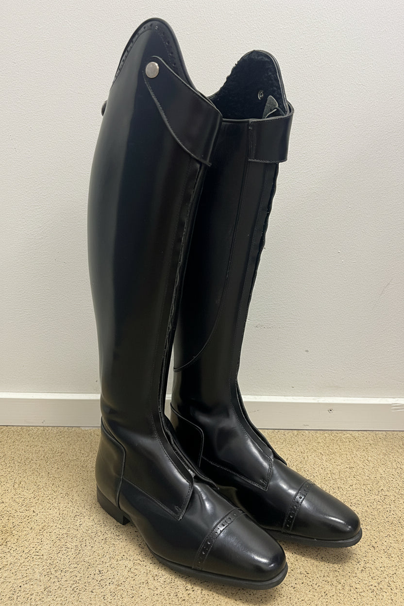 Polo Dressage Winter - Polished Black - Size 39/34/47