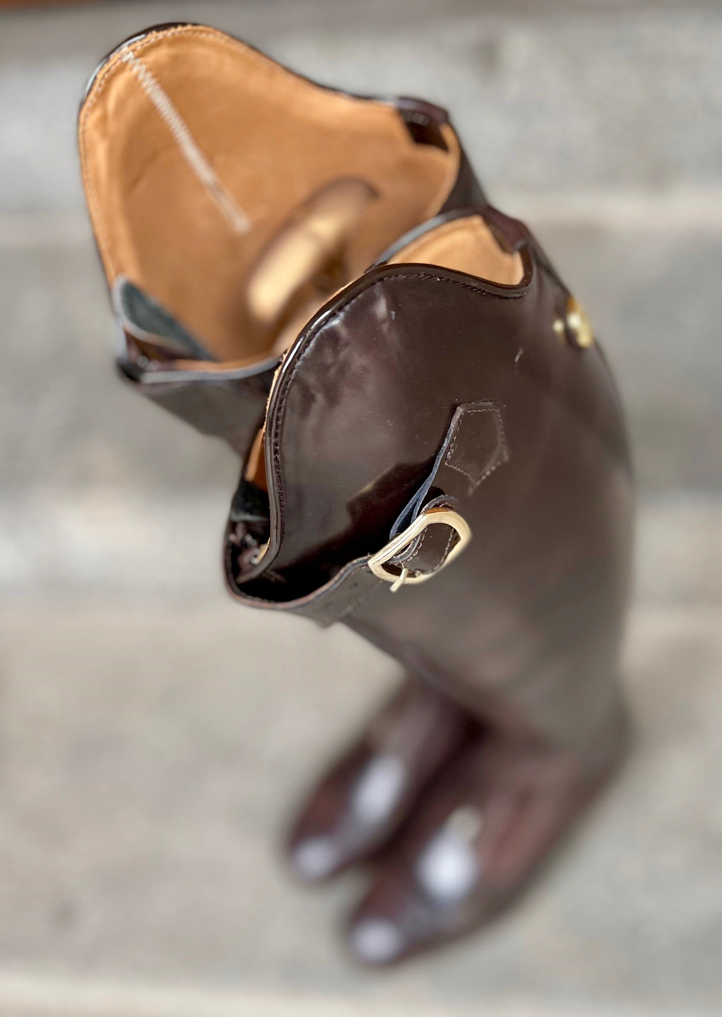 Polo Dressage - Polished Brown - Size 37