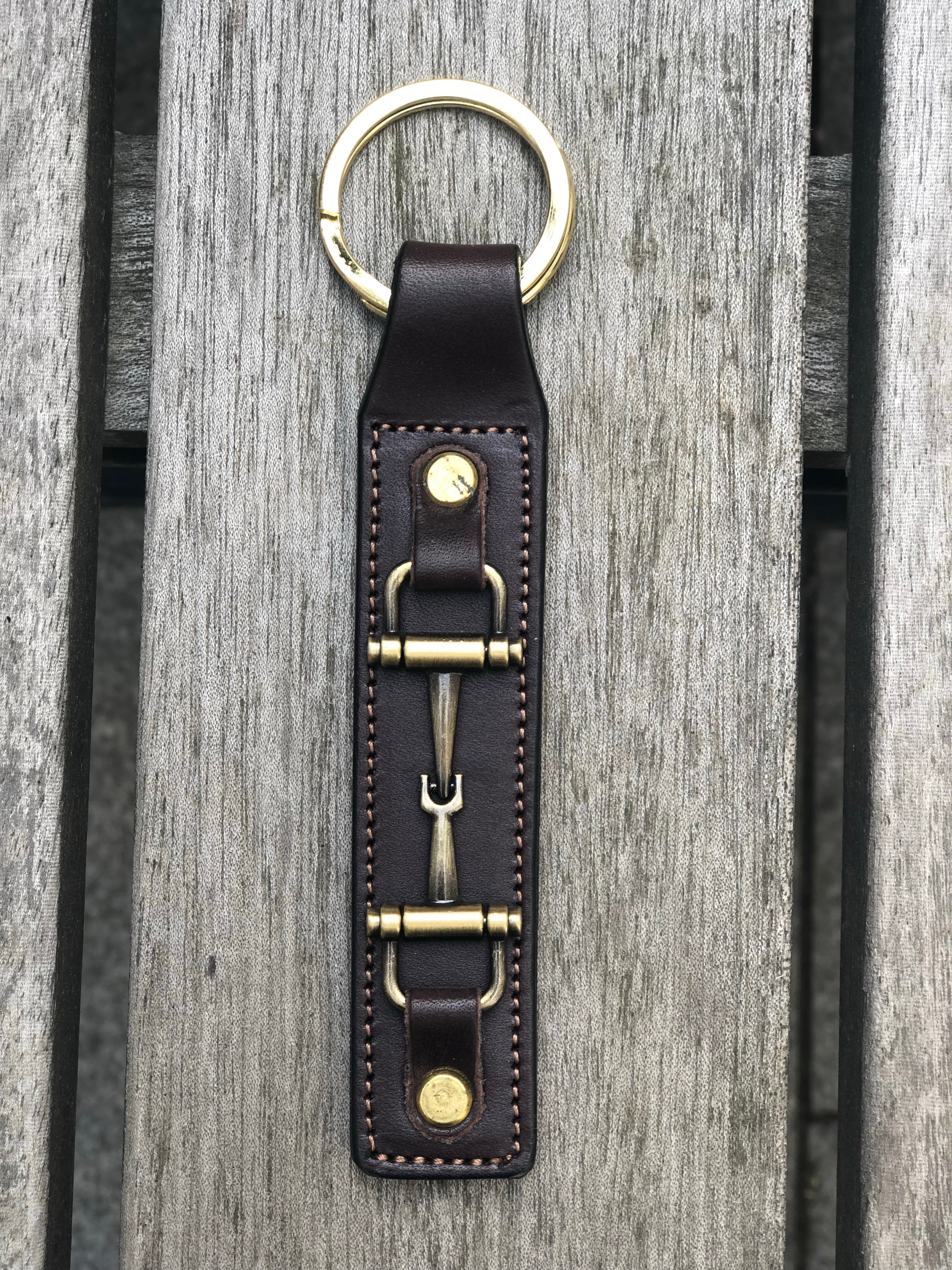 Keyring Snaffle Bit in Havana