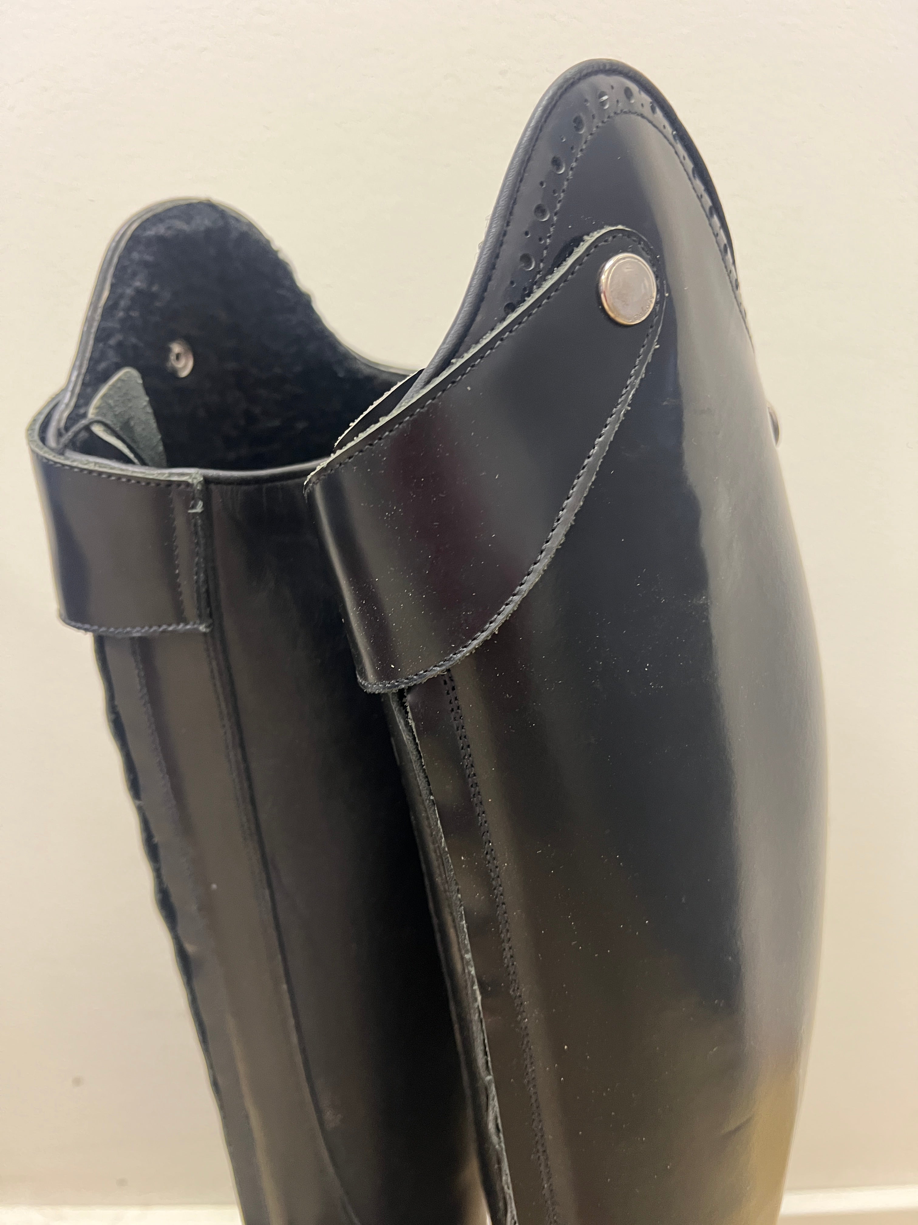 Polo Dressage Winter - Polished Black - Size 37-38/34/47
