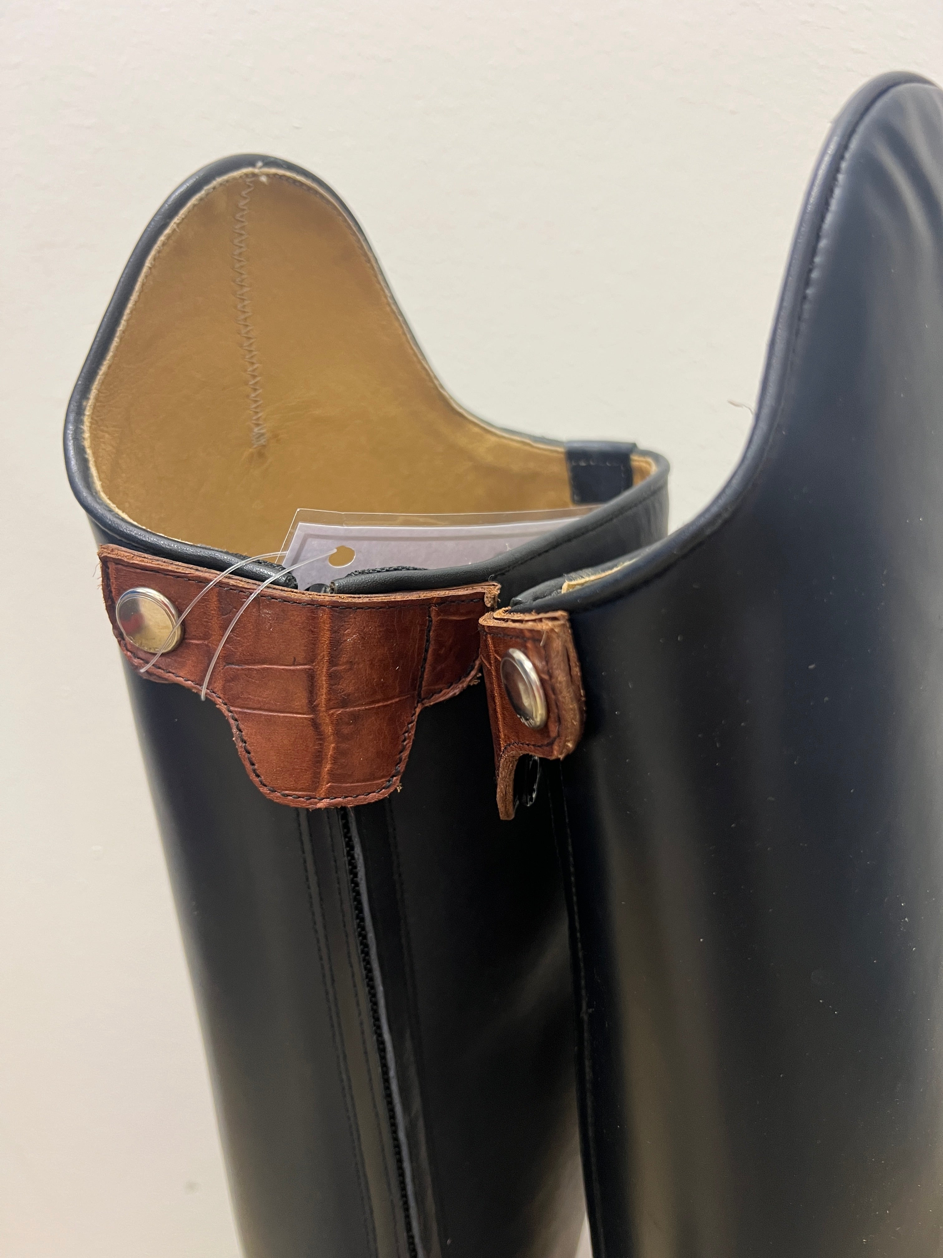 OLIVIA - Polished Navy/Chestnut Croco - 42/40/46