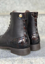 Brown Faux Croco Gloss