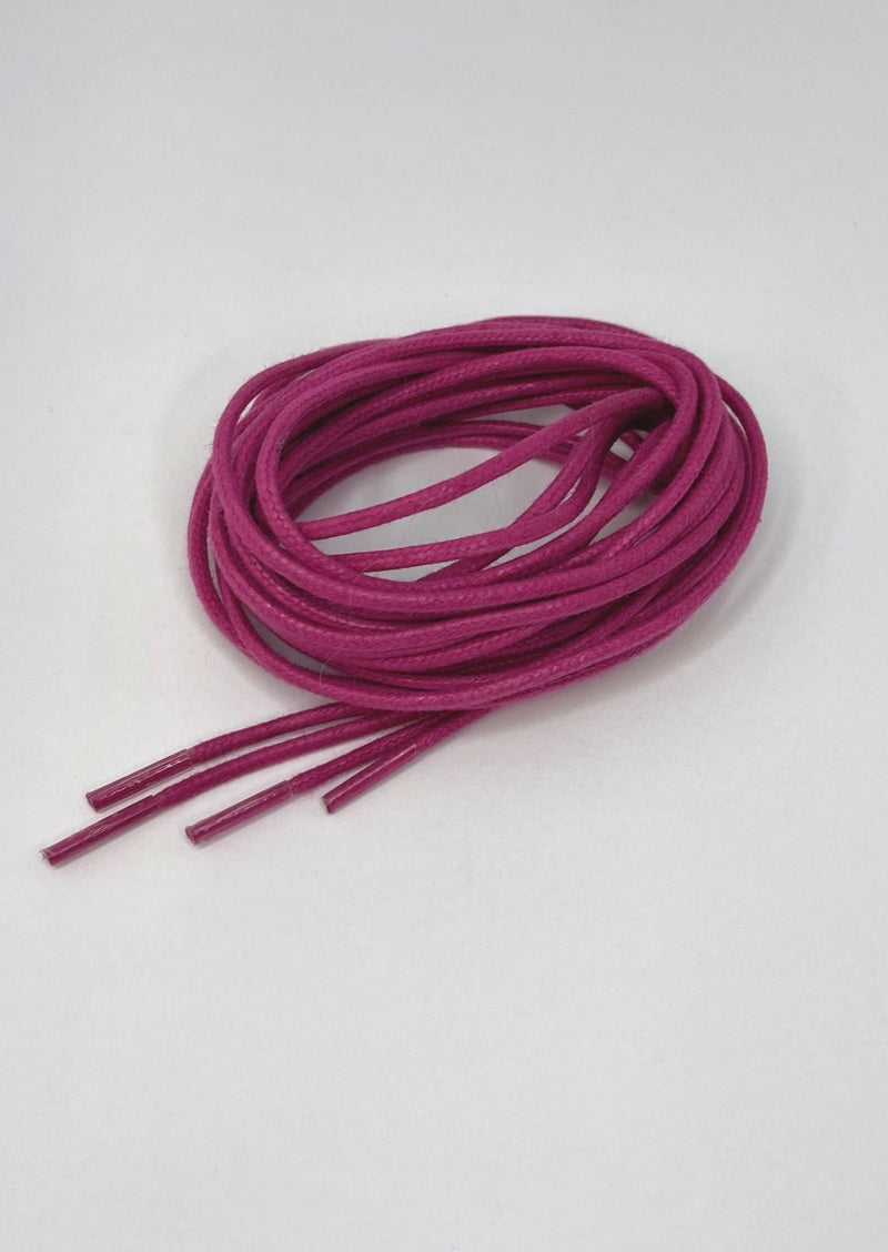 Bootlaces 240 cm Waxed Cotton Fuchsia