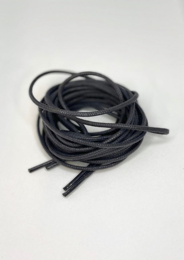 Bootlaces 240 cm Waxed Cotton Grey