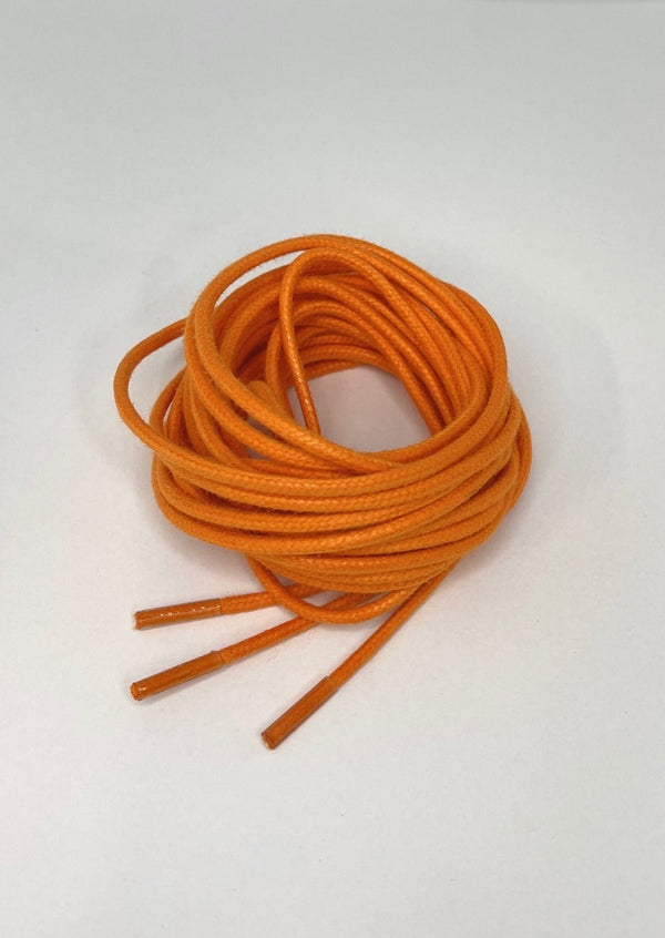 Bootlaces 240 cm Waxed Cotton Orange