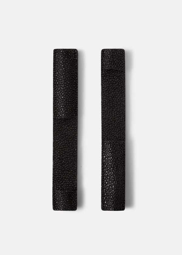 Spur Protectors Black Crystal