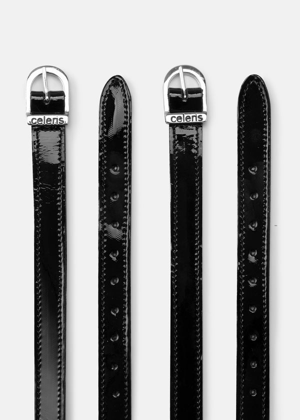 Spur Straps Black Gloss