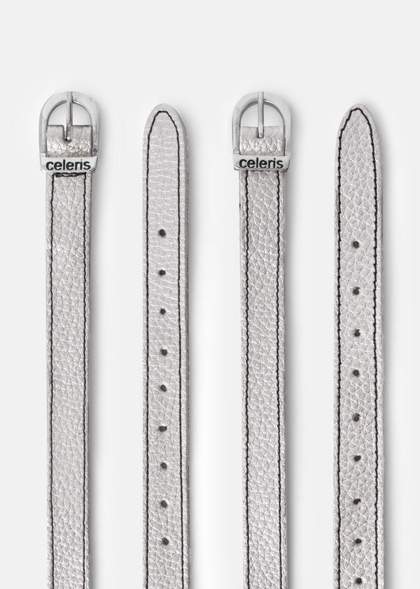 Spur Straps Textured Silver