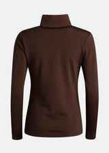 Flavia Heat Turtleneck Shirt Coffee