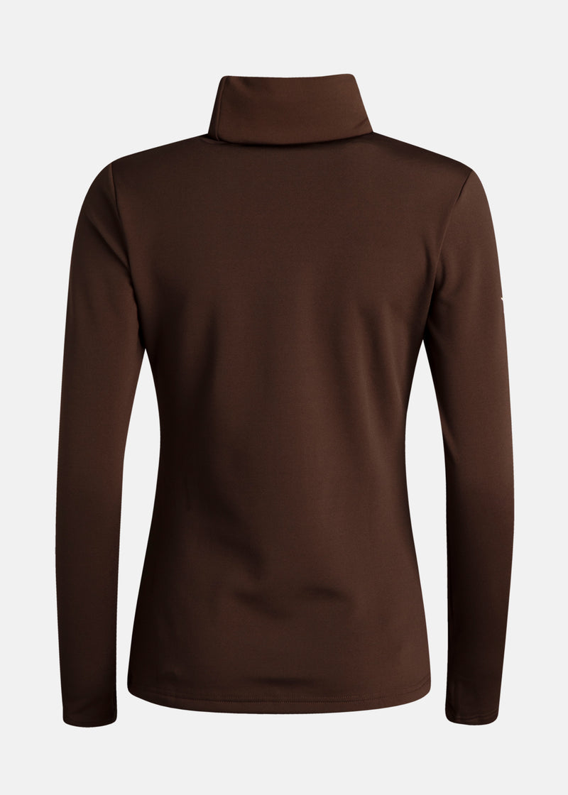 Flavia Heat Turtleneck Shirt Coffee