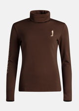 Flavia Heat Turtleneck Shirt Coffee