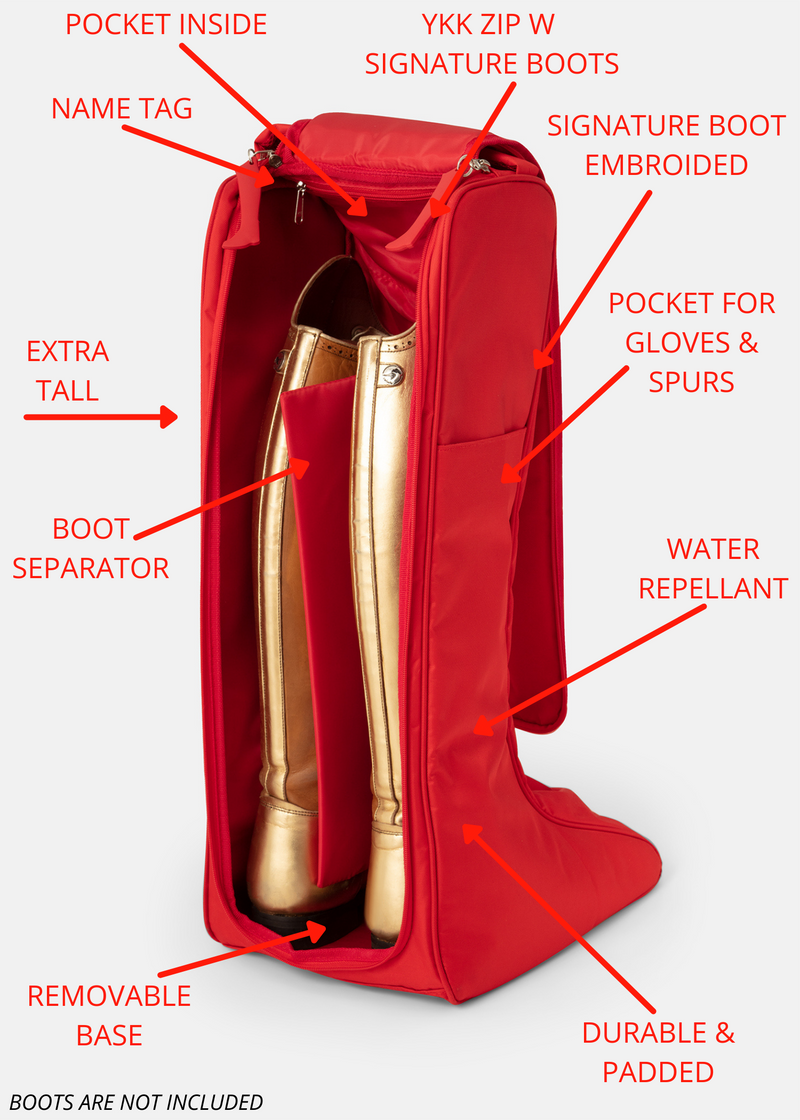 Boot Bag Red