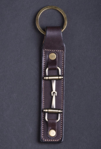 Keyring Snaffle Bit in Havana