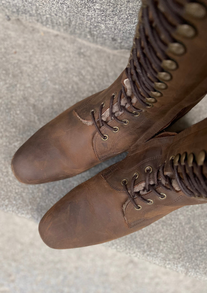 BIA WINTER - Waxed Brown - Size 40