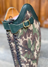 BIA - Camouflage Suede/Green - Size 40