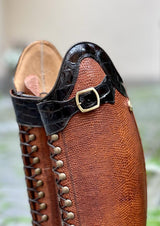 Medium Brown Embossed