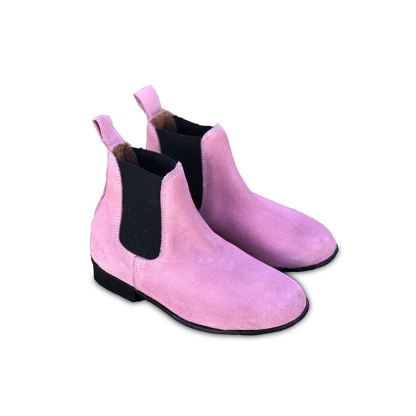 CRIANCA Kids Boots Pink Suede