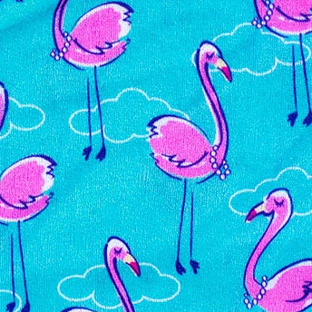 Knee Socks Flamingos & Pearls