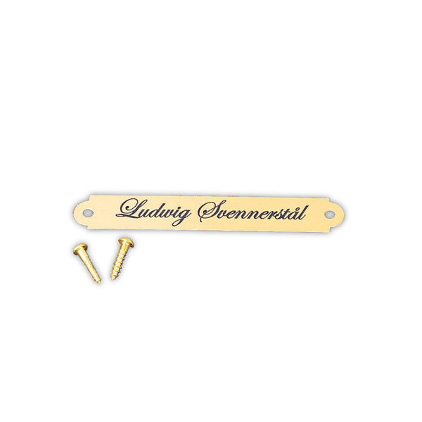 Engraved Name Plates For Saddles