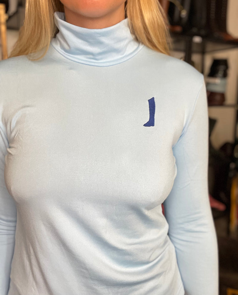 Flavia Base Turtleneck Shirt Light Blue