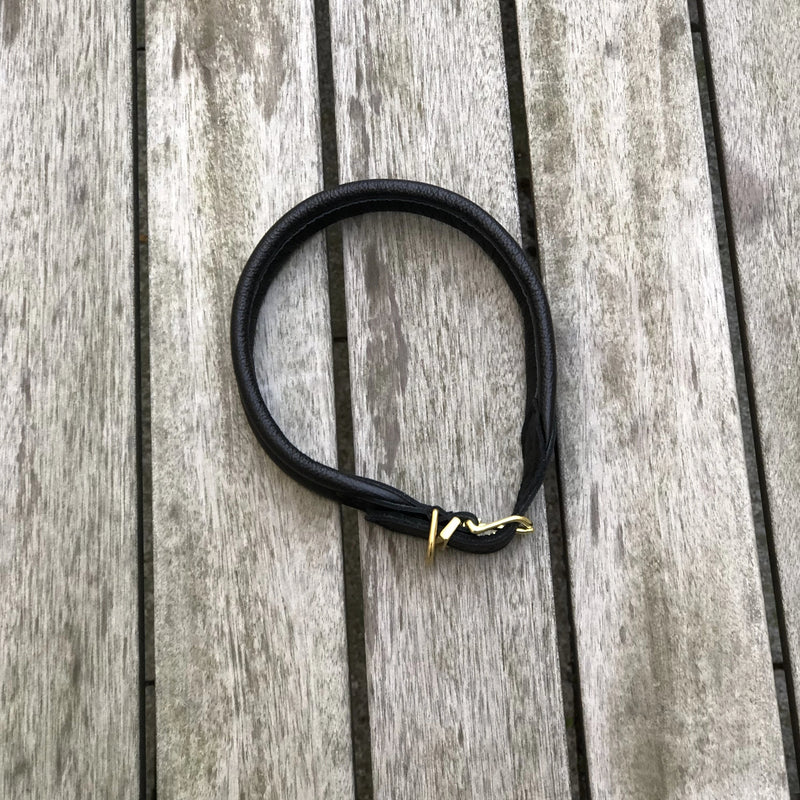 Padded Dog Collar Black