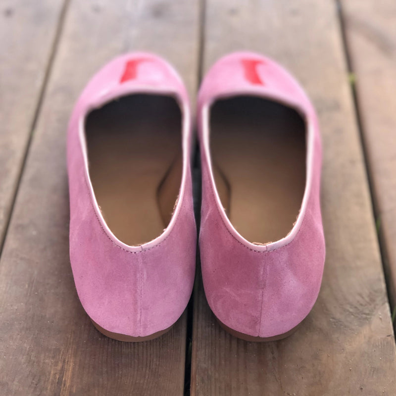 AUGUSTA Ballerina Pink Suede