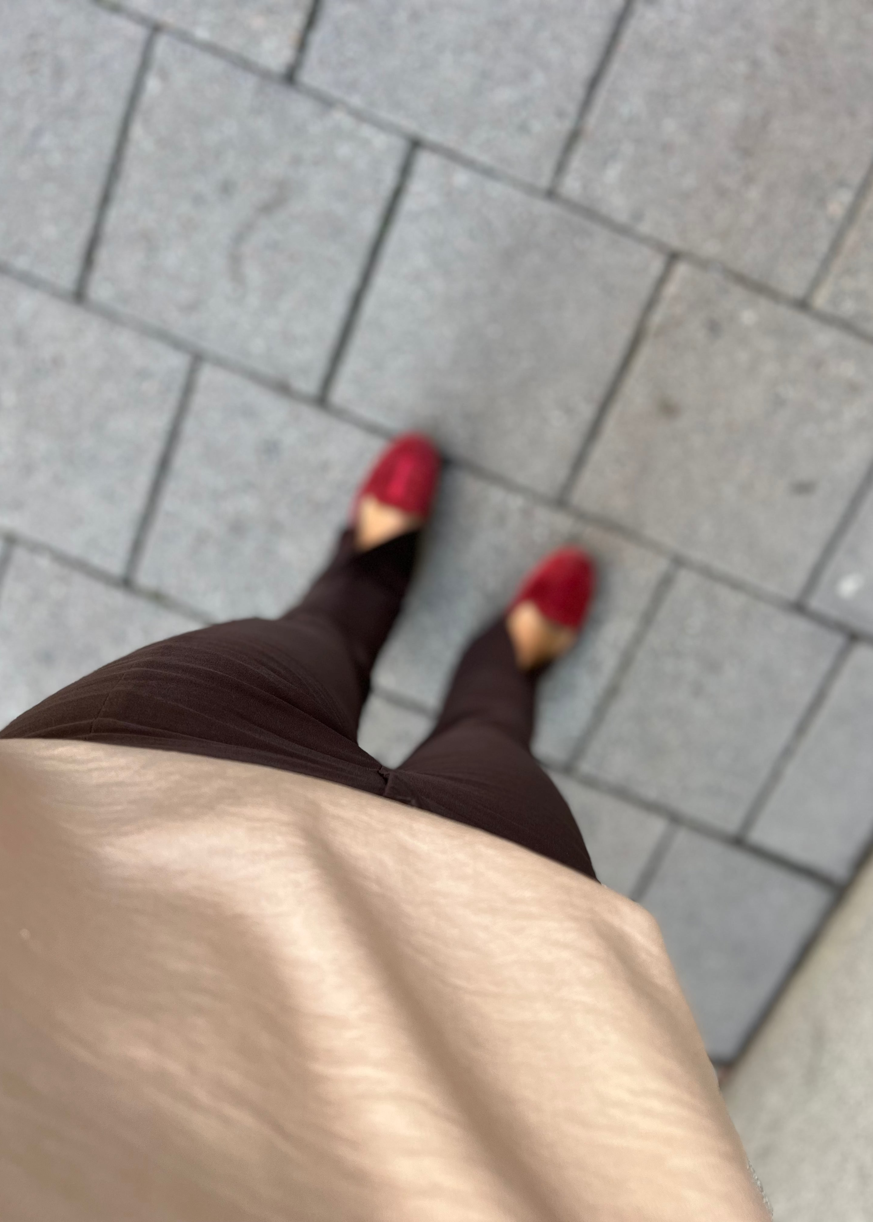 Augusta Sheepskin Red Suede