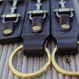 Keyring Snaffle Bit in Oakbark