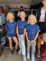 Performance Top Horse Print Blue