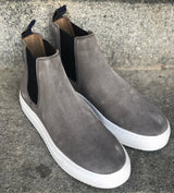 Light Grey Suede