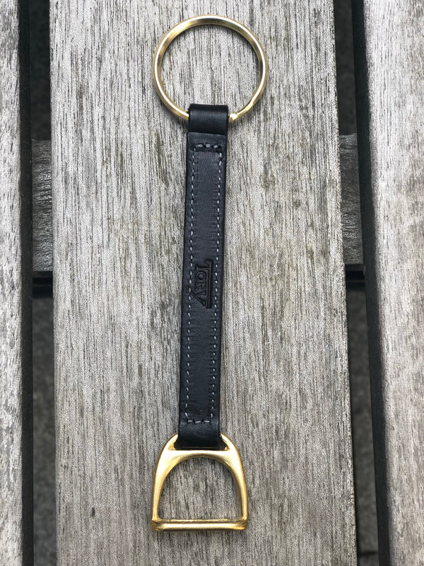 Keyring Stirrup in Black
