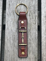 Keyring Snaffle Bit in Oakbark